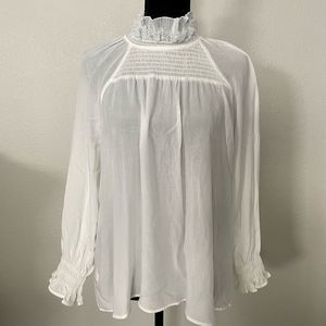 15) NWT Zara Romantic Lace Blouse